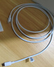 华为（HUAWEI）6A数据线充电线 USBType-C转USBType-C/线长1.8m/高品质线芯原装 白色CC800 实拍图