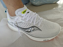 Saucony索康尼驭途17跑鞋男减震透气训练鞋跑步运动鞋子RIDE17 白银218 44.5 实拍图