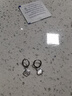 礼盼999纯银耳圈白贝母流苏耳环女新款养耳洞银耳钉耳饰520情人节礼物 999足银耳环【精美礼盒装+一对】 实拍图