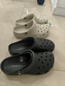 crocs卡骆驰檀健次同款洞洞鞋男沙滩鞋|10001 黑色-001 41/42(260mm) 实拍图