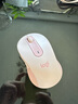 罗技（Logitech）优选系列M650无线蓝牙鼠标 办公蓝牙静音鼠标Mac苹果ipad鼠标人体工学双模鼠标大小手可选男女通用 M650中小手 粉M（M750入门款） 实拍图