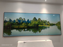 墨派客厅装饰画现代简约沙发背景墙壁画背有靠山超大尺寸横幅山水挂画 绿水青山 180x60cm(适合2.2米沙发)晶瓷 实拍图