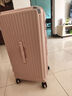 纯奢（CHEYSIR）五轮超大容量行李箱万向轮PC拉杆箱男女学生旅行箱密码箱包皮箱子 经典款-樱花粉·带减震刹车 30英寸 【创新5轮-干湿分离内里】 实拍图