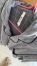 红豆居家男士精梳纯棉情侣睡衣男格纹长袖女士家居服 蓝色 XL 实拍图