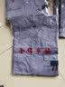 领灿 夏季薄款劳保工作服男装耐脏耐磨工服男士工装上衣定制套装透气 浅灰短袖套装（全棉） L /170【建议120-135斤】 实拍图