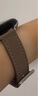 MSSM适用苹果手表表带apple watch手表小蛮腰真皮女表带iwatch S11/ultra3/S10/9/SE3 褐色44/45/46/49 实拍图