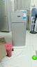 南极人Nanjiren小冰箱迷你小型家用 两用冷藏冷冻宿舍寝室双门办公室出租房用电冰箱一级能效节能省电 112L【冷藏冷冻 一级能效】银色 实拍图
