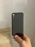 今舞 适用苹果XR手机壳超薄磨砂iphonexr全包防摔半软硬壳女男款通用商务PP类硅胶外壳保护套 透明黑 实拍图