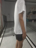 UXNA夏季体育田径训练短袖短裤运动套装男女速干健身跑步三分马拉松 白色速干短袖双层短裤【sp条】 L90-110斤 实拍图