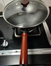 九阳（Joyoung）炒锅铁锅无涂层精铁锅炒菜锅炉灶通用34cm带盖CF34-C122(TB) 实拍图