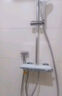 九牧淋浴花洒套装自动除垢喷枪家用卫生间顶喷手持花洒喷头增压淋浴器 【奶白除垢置物花洒】36647 实拍图