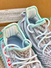 阿迪达斯Yeezy350可燃冰椰子夏日透气青少年学生休闲鞋  36 实拍图