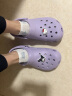 卡骆驰crocs洞洞鞋贝雅男鞋女鞋轻便耐磨一脚蹬拖鞋休闲鞋|10126 深蓝-410 40 (250mm) 实拍图
