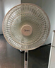美的（Midea）【超级单品】七叶轻音立式电风扇家用柔风落地扇台式桌面小型风扇大风量节能摇头宿舍电扇 SAF30AB 实拍图
