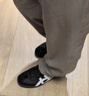 Onitsuka Tiger鬼塚虎德训懒人鞋男女 春夏懒人运动休闲鞋TOKUTEN SLIP-ON 黑色 43.5 实拍图