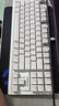CHERRY樱桃MX1.1雪原极光 机械键盘 游戏键盘 悬浮式无钢结构 87键有线键盘 RGB灯效 电脑键盘 白色 红轴 实拍图