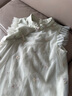 戴维贝拉（DAVE＆BELLA）唐装中国风旗袍儿童汉服女童夏季裙子夏装连衣裙宝宝薄款古装服装 灰绿DB2221771-N 130 cm（建议身高120-130cm） 实拍图