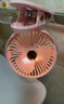 索盈小风扇桌面小型宿舍制冷空调风宝静音电风扇usb可充电涡轮夹子扇壁挂床上用台式 粉【金榜推荐】冲插两用丨五档冷风 超长续航床头迷你卧室办公室便携厨房挂壁降温神器 实拍图