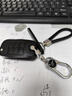 天震爵 起亚K3钥匙包新K5狮跑K3S福瑞迪K2智跑KX3傲跑K4汽车用钥匙套皮 B款-黑线(配号码牌) 实拍图