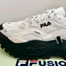 FILA FUSION斐乐潮牌女鞋硬糖厚底老爹鞋夏季新款时尚百搭运动休闲鞋 雪白-SW 38 实拍图