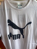 彪马（PUMA）百搭休闲短袖T恤男女情侣LOGO春夏印花运动上衣532279 白-02 M (175/96A) 实拍图