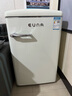 优诺（EUNA）106L单门复古小冰箱小型出租房公寓宿舍家用一级能效节能省电冷藏冷冻一体美妆母婴迷你冰箱 迷你泡泡熊106L-光蓓净抑菌-雪融白色-双室一体 实拍图