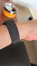 新款适用华为Watch FIT4/3手表表带fit2编织磁吸fit尼龙磁吸表扣pro智能运动三代男女手链替换腕带 【升级编织磁吸】黑间石墨 适用华为FIT3/4/4pro【黑色连接器】 实拍图