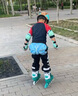统步护臀垫儿童轮滑滑板防摔垫滑雪溜冰护臀护具运动通用防摔垫 蓝色 实拍图