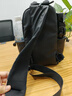 吉普（JEEP）斜挎包男士大容量通勤胸包2025新款单肩包便捷小背包防泼水手机包 黑色7大隔层【可放11英寸平板】 实拍图