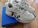 FILA FUSION官方潮牌斐乐女鞋BUBBLE泡泡鞋时尚百搭休闲运动鞋女 米色-AG经典款 厚底增高 37.5 实拍图