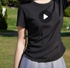 班尼路正肩短款短袖t恤女2025年夏季抽褶小心机紧身显瘦时尚休闲款上衣 实拍图