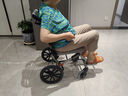 鱼跃(yuwell)手动轮椅车1100A折叠老人轻便便携式手推车旅行可上飞机 实拍图