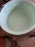 开饵盆塑料盆洗脸盆子大号加厚洗菜盆洗衣盆泡脚盆洗脚盆 浅绿 大号35.5*11cm 实拍图