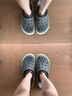 crocs卡骆驰洞洞鞋贝雅卡骆班轻便耐磨一脚蹬休闲鞋|205089 石板灰/青柠绿-0GX 43 (270mm) 实拍图