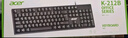 宏碁（acer）键盘鼠标套装 有线键鼠套装 鼠标键盘 办公商用防泼溅 经典手感 USB台式机笔记本电脑便携家用键鼠 K212B【键鼠套装】有声鼠标 实拍图