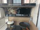冈田（日本）抽油烟机顶侧双吸家用大吸力油烟机燃气灶套装变频自动清洗吸油烟机灶具消毒柜两三件套装 黑色【Q8】烟灶两件套装 【管道-天然气】 实拍图