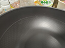 炊大皇 炒锅铁锅 健康无涂层蜂窝纹32cm 家用炒菜锅玄铁XT32CGH 实拍图
