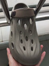 海澜之家HLA凉鞋男士户外洞洞鞋沙滩拖鞋HAALXM2DBK047 卡其色40/41(双码) 实拍图