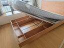 林氏家居储物双人床1.5米1.8米主卧室北欧原木风高箱林氏木业林沐系列UB1A 悬浮气动高箱床 1.5x2.0米 床+床垫 实拍图