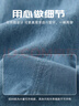巴布豆儿童牛仔短裤男童夏季新款舒适纯棉裤子男孩夏天休闲五分裤 深蓝 吉普巴布X 120 实拍图