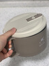 CTRLEND304不锈钢泡面碗带盖大号宿舍学生食堂打饭专用饭盒饭盆可沥水 304不锈钢【太空灰】1700ml 实拍图
