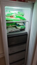海尔（Haier）208升一级能效风冷家用立式冰柜抽屉式冷柜200升以上家用小冰柜小冰箱BD-208WGHW1国家补贴 实拍图