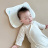 evebaby婴儿枕头宝宝云片枕0-1-3岁婴幼儿6个月以上新生儿童枕巾夏季透气 喵喵枕 蓝 (0-1岁 高0.5cm) 实拍图