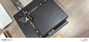 派克（PARKER）钢笔 签字笔 商务办公送礼 练字书法 男女生日礼品 威雅XL幻夜黑金夹墨水笔+欧利文笔记本礼盒 实拍图
