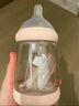 babycare歪头仿母乳防胀气奶瓶0-6月新生儿宽口径玻璃奶瓶婴儿160ml 1-3月 实拍图