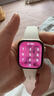 Apple/苹果 Watch Series 10 智能手表GPS款42毫米玫瑰金色铝金属表壳淡桃粉色运动型表带S/M MX1R3CH/B 实拍图