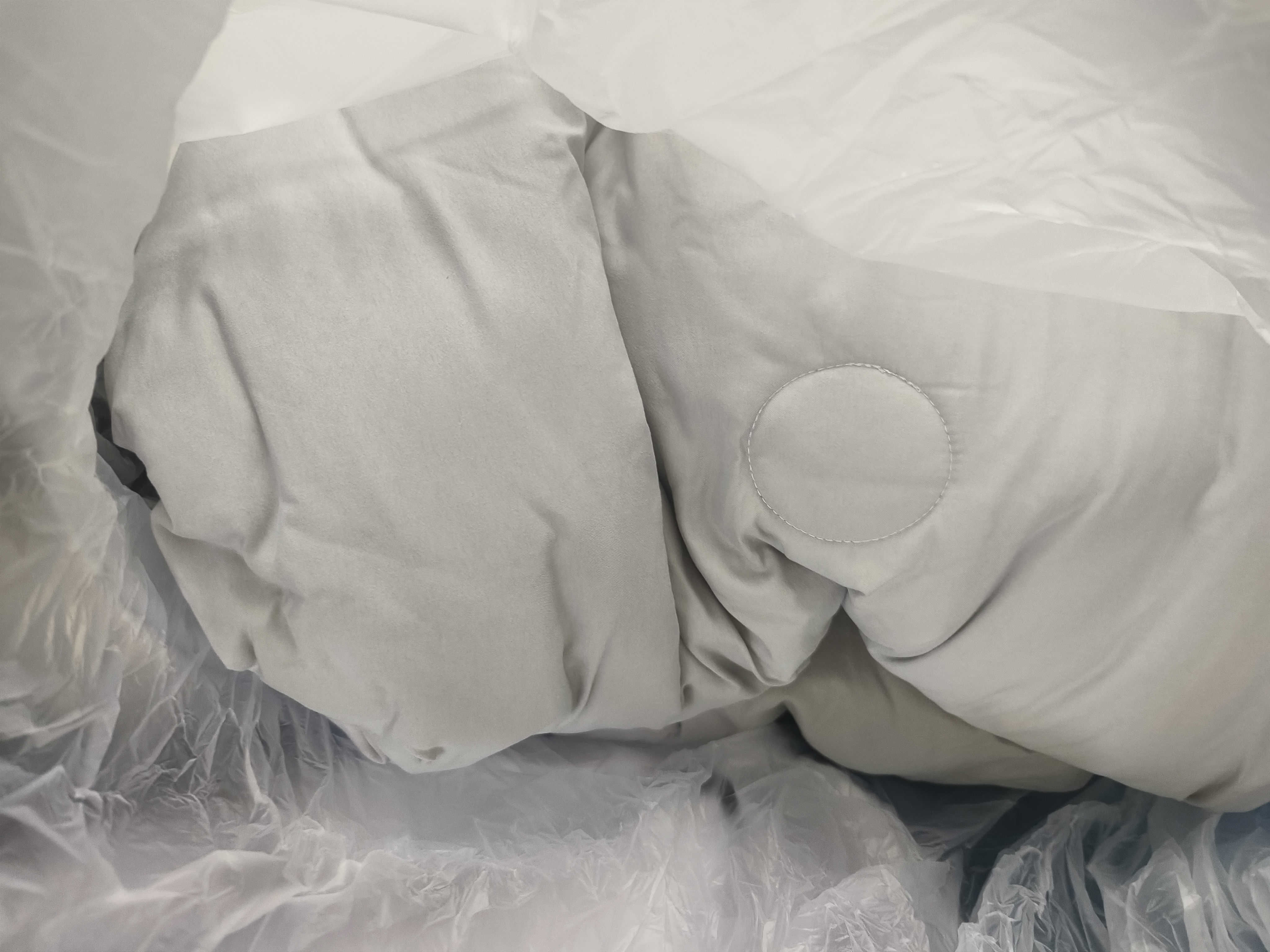 海澜之家（HLA）抗菌A类21%大豆纤维被子 春秋被 约5斤 200*230cm 灰色立体边 实拍图