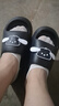 儿童EVA拖鞋踩屎感男童女童夏季 卡通可爱软底厚底小孩外穿凉拖鞋 黑色-大耳狗 40 -41内长24cm 实拍图