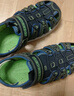 Skechers斯凯奇儿童运动凉鞋男童沙滩鞋镂空防滑夏季中大童大头鞋400041L 男童/海军蓝色/柠檬色/NVLM 32 实拍图