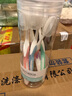 永蔓纳米牙刷软毛中硬毛成人家庭家用高档硅胶头牙缝牙刷奢姿美 软毛 5支 瓶装 实拍图